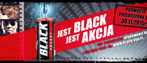 KONIEC Z NUDĄ TEJ JESIENI! Promocja filmowa BLACK ENERGY DRINK przedłużona!