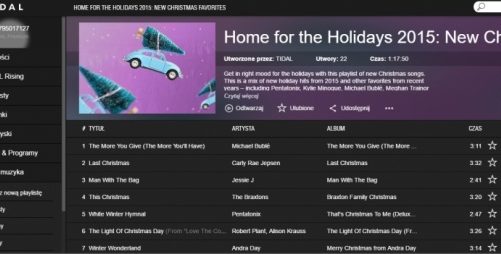 Poczuj muzyczną magię świąt z Play i Tidal