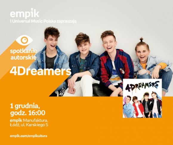 4DREAMERS – SPOTKANIE AUTORSKIE – ŁÓDŹ